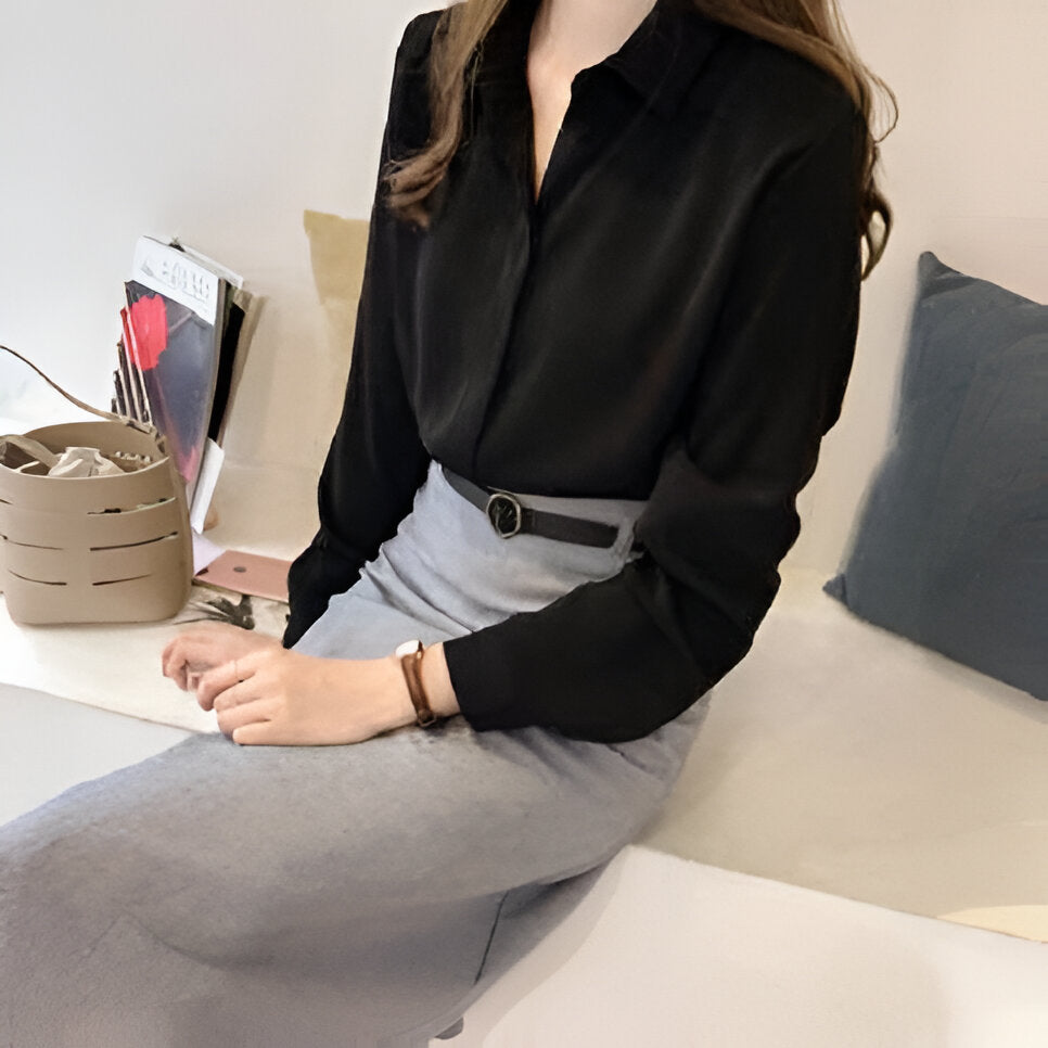 Sable | Elegante Lockere Bluse