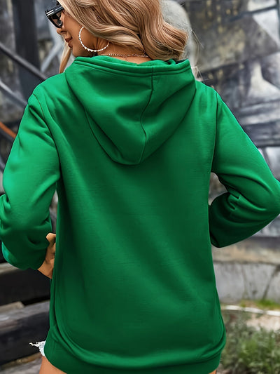 Bequemer Pullover mit Kapuze für Damen