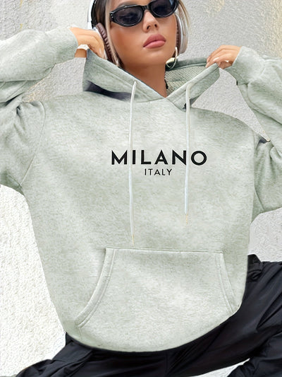 Freizeitpullover mit Kapuze für Damen