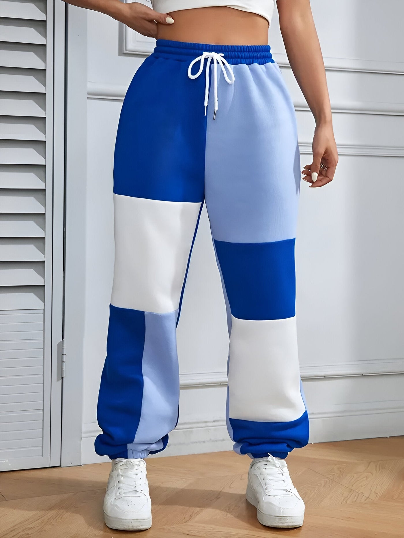 Nele | Color-Block Lockere Jogginghosen – Komfort trifft Stil
