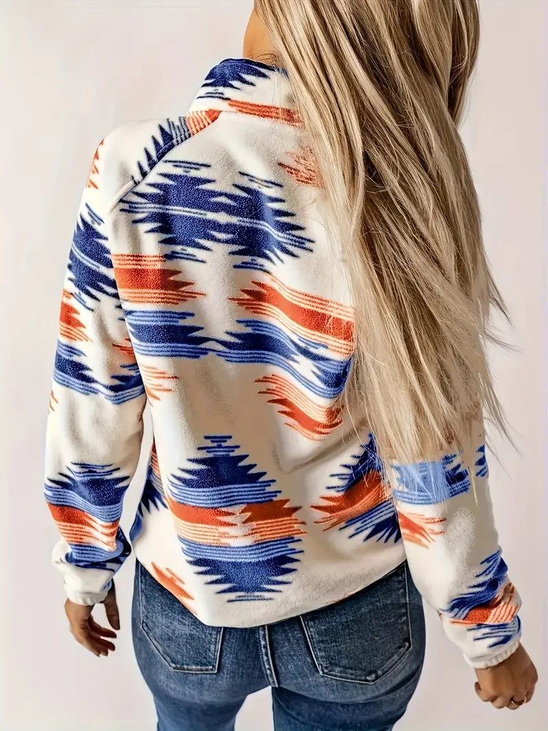 Finley | Trendige Aztec-Muster Jacke