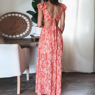 Stilvolles Maxikleid mit Schlitz Coralie