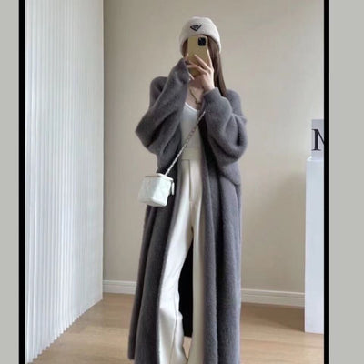 Kimba | Weißer Langer Cardigan