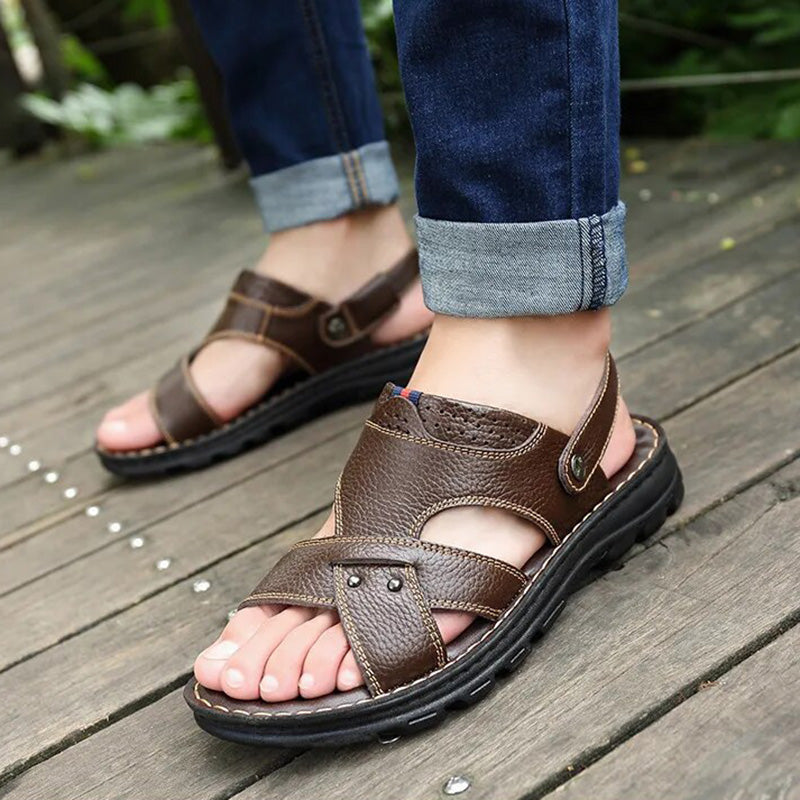 Michael - Modische Ledersandalen