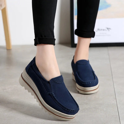 Emma - Damen Plateu Loafers