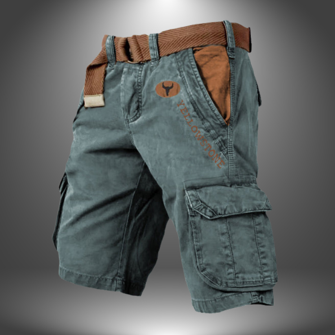 YELLOWSTONE - HANDGEFERTIGTE CARGOSHORTS