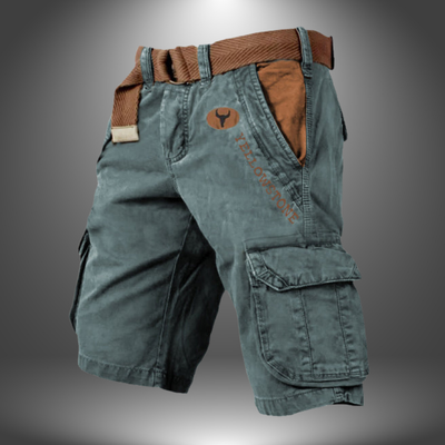YELLOWSTONE - HANDGEFERTIGTE CARGOSHORTS