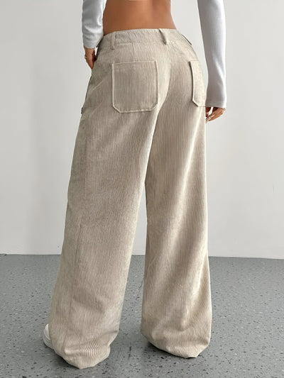 Lilo | Bequeme Cord-Hosen mit weitem Bein