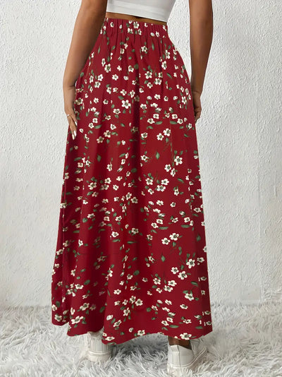 Louvina – Maxirock mit Blumenschlitz