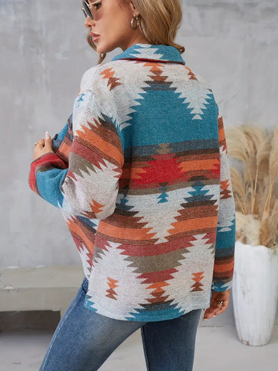 Juna | Aztek Muster Ethno-Jacke