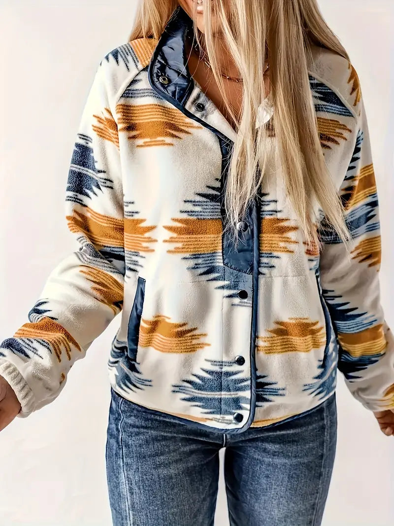 Finley | Trendige Aztec-Muster Jacke