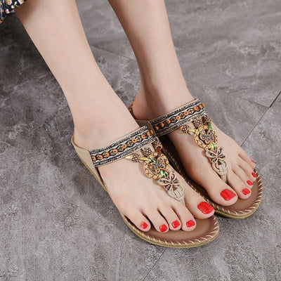 Renske - Damen Bohemian Flip Flops