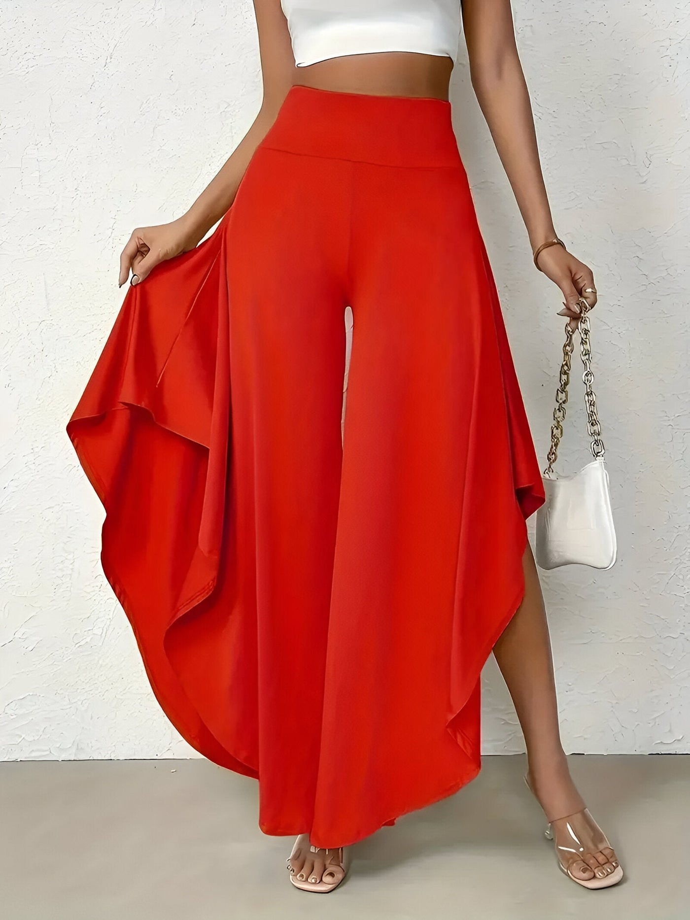 Marita | Asymmetrische Hemdweite Hose