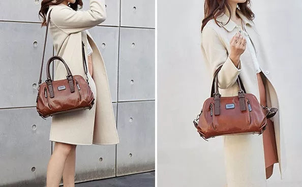 Fenne - Damen Retro Leder Tasche