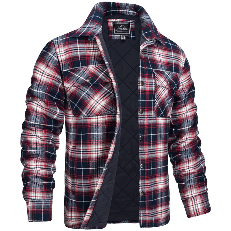 Karierte Holzfällerjacke für Herren Dolf