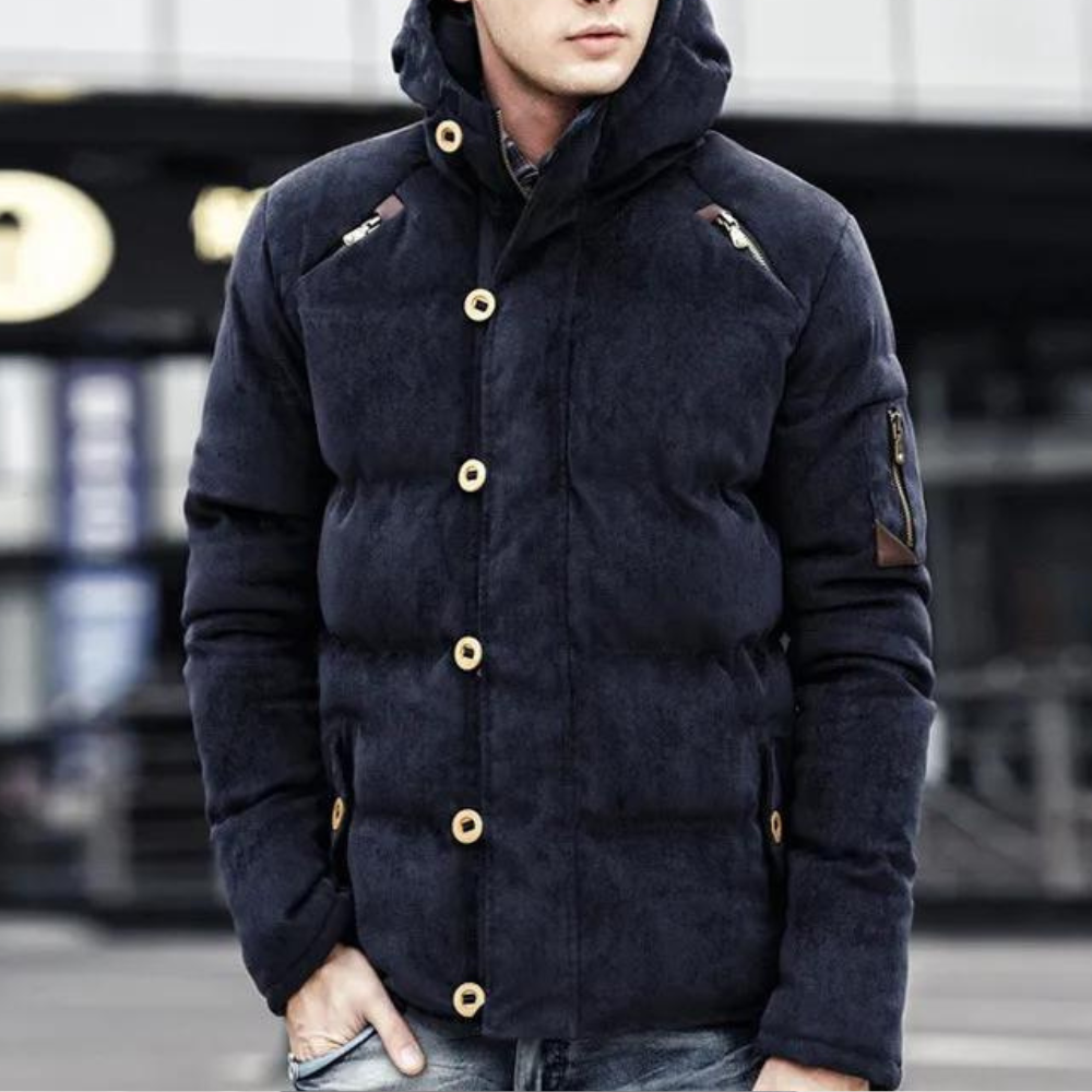 Modische Jacke mit Kapuze für Herren