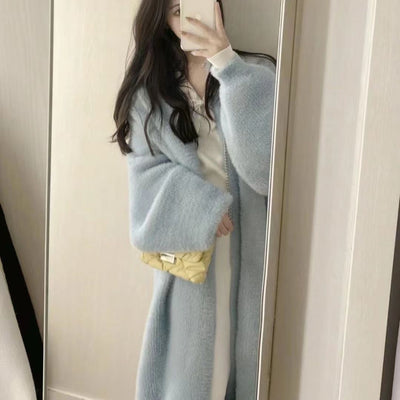 Kimba | Weißer Langer Cardigan