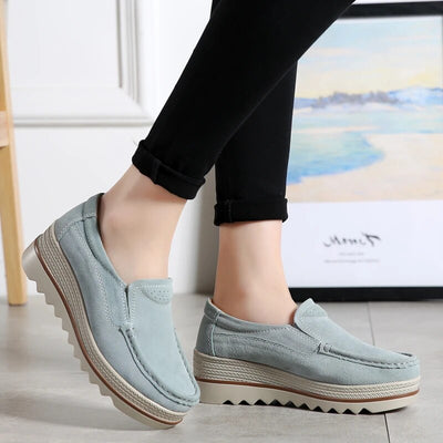 Jesslynn - Damen Plateau-Loafers