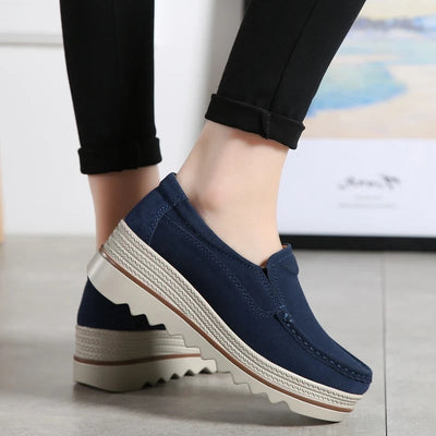 Emma - Damen Plateu Loafers