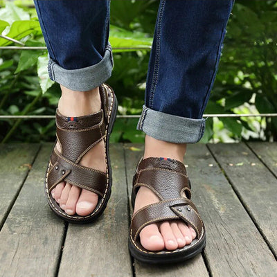 Michael - Modische Ledersandalen