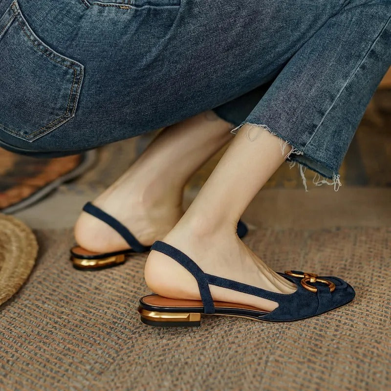 Joanna - Elegante Vintage-Sandalen