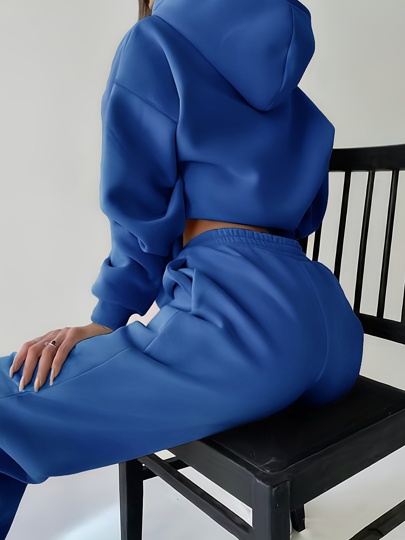 Elsa® | Set aus Kapuzenpullover und Jogginghose mit Buchstaben-Print