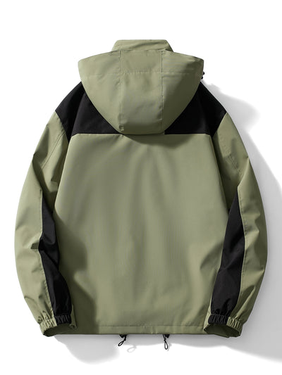 Wasserdichte Jacke mit Kapuze für Herren