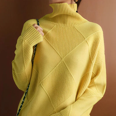 Christina® | Strukturiertes Rollkragenpullover