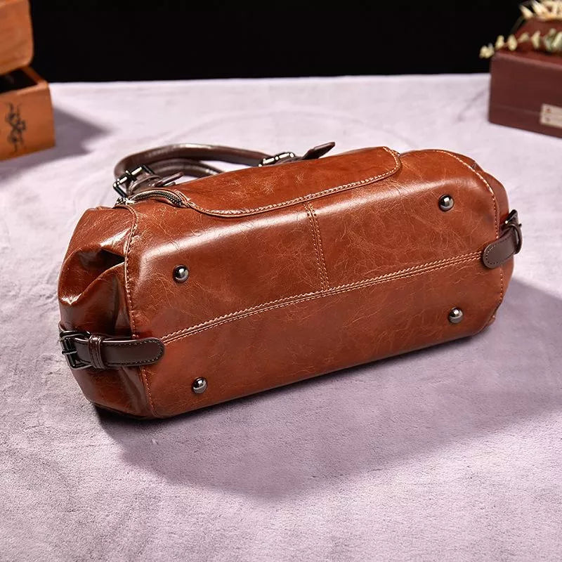 Fenne - Damen Retro Leder Tasche