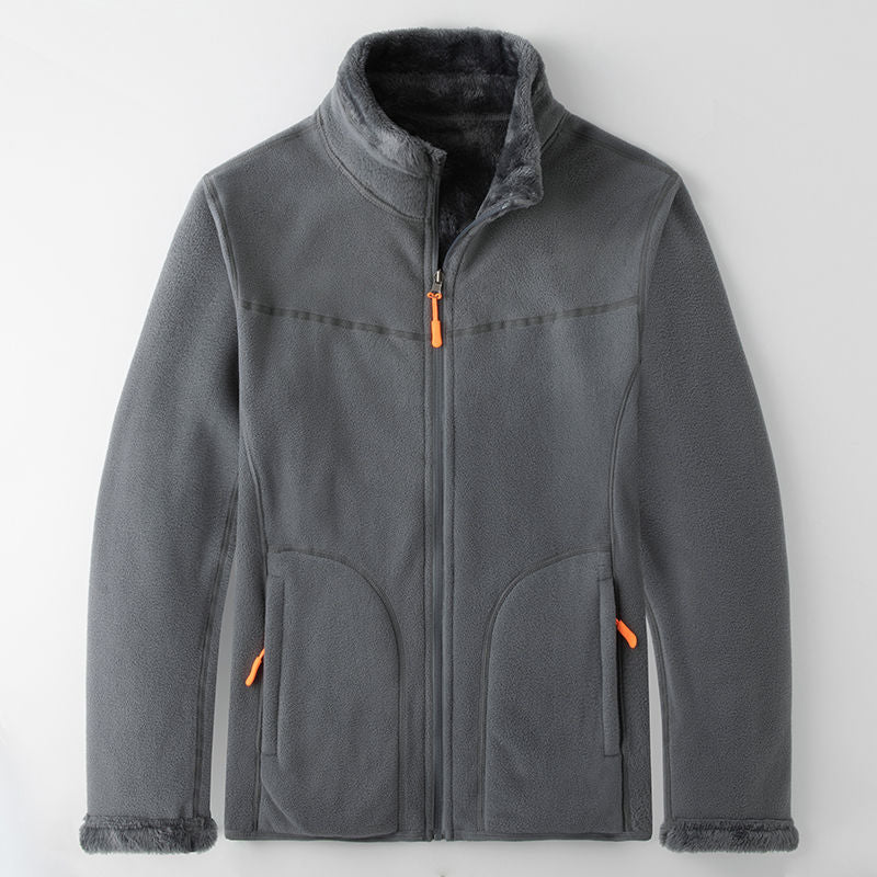 Raffael |  Frauen Männer Doppelseitige Fleecejacke
