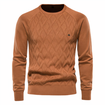 Herren Strickpullover mit Rautenmuster Adam