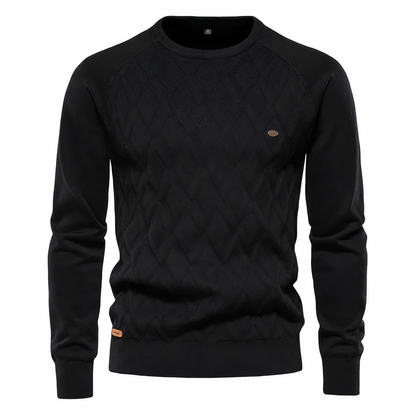 Herren Strickpullover mit Rautenmuster Adam