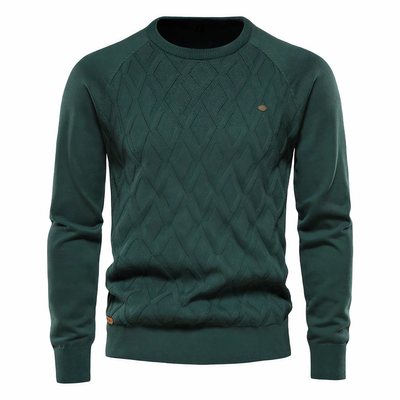 Herren Strickpullover mit Rautenmuster Adam