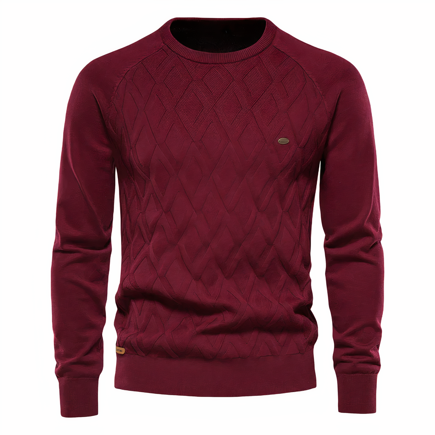 Herren Strickpullover mit Rautenmuster Adam
