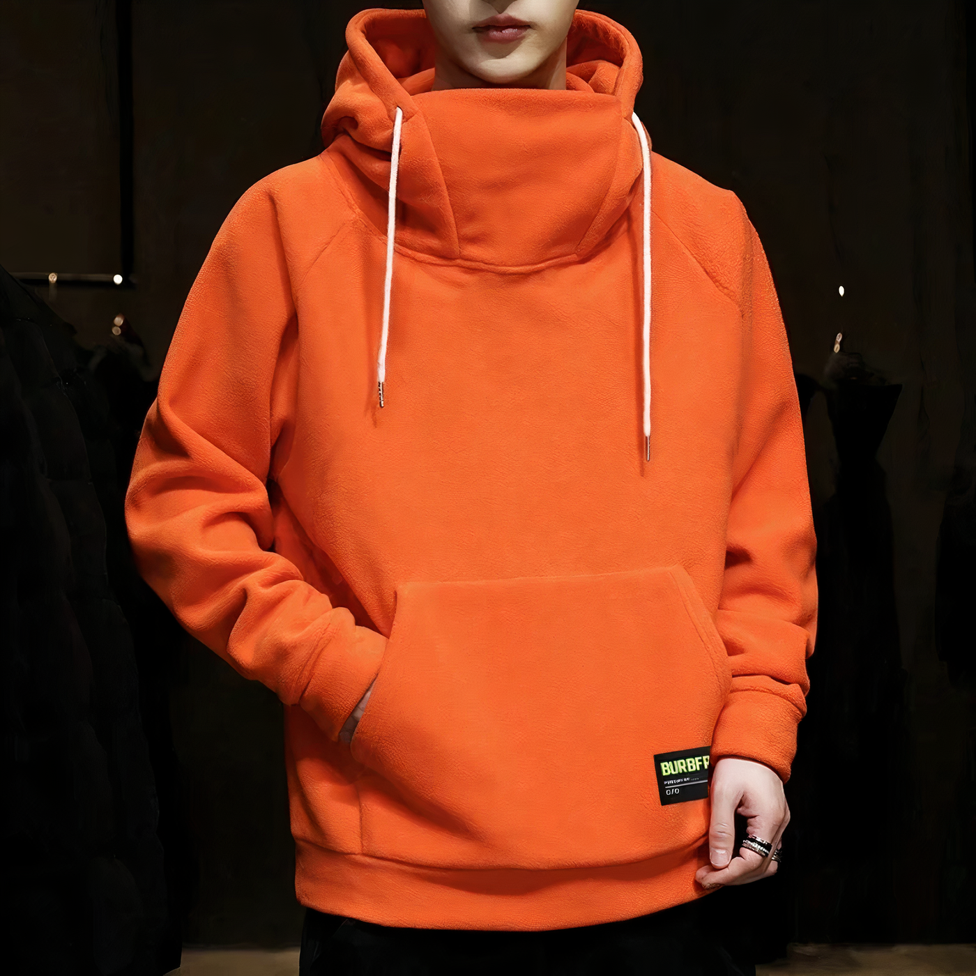 Männer Pullover aus dickem Polar Fleece Ronan