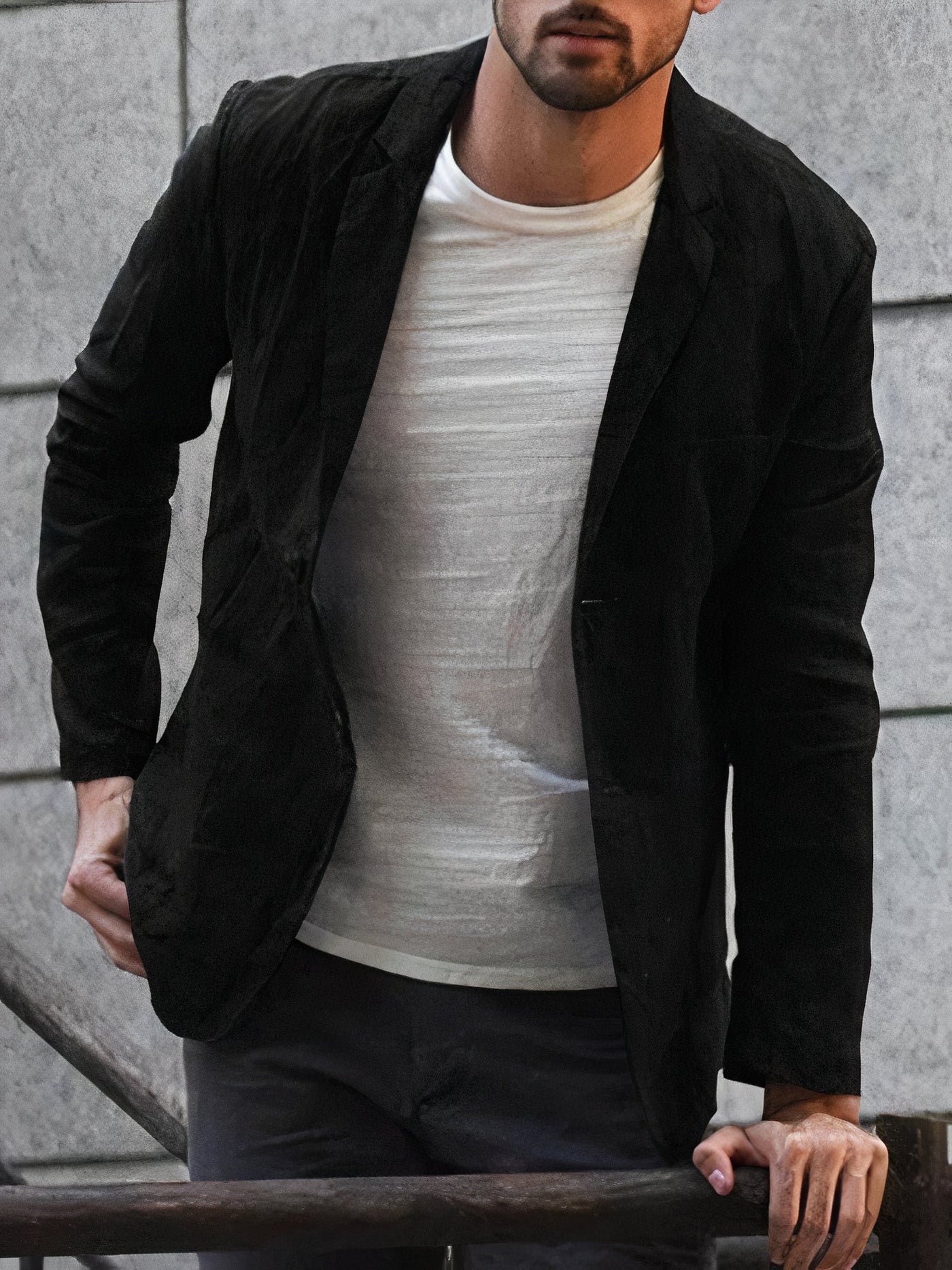 Moderne Leinenjacke für Herren Alonso