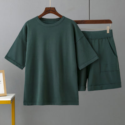 Trendiges Hemd & Shorts Set für Herren Aran