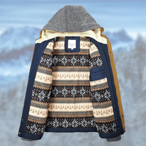 Gemütlicher Wintermantel mit weichem Innenfutter Axel