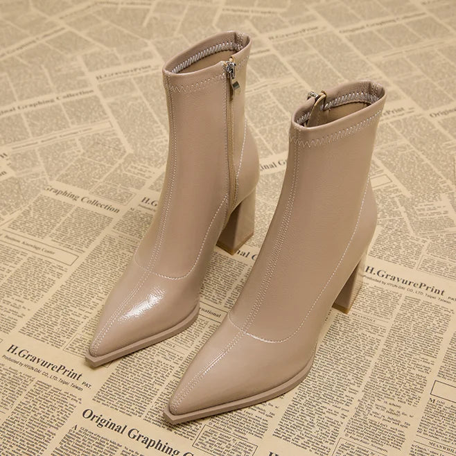 Dominique | Damen-Stiefeletten mit hohem Absatz
