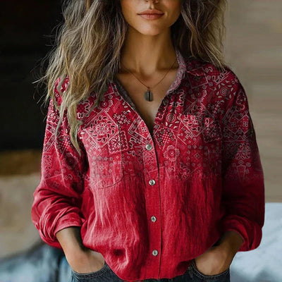 Vintage Damen Bluse