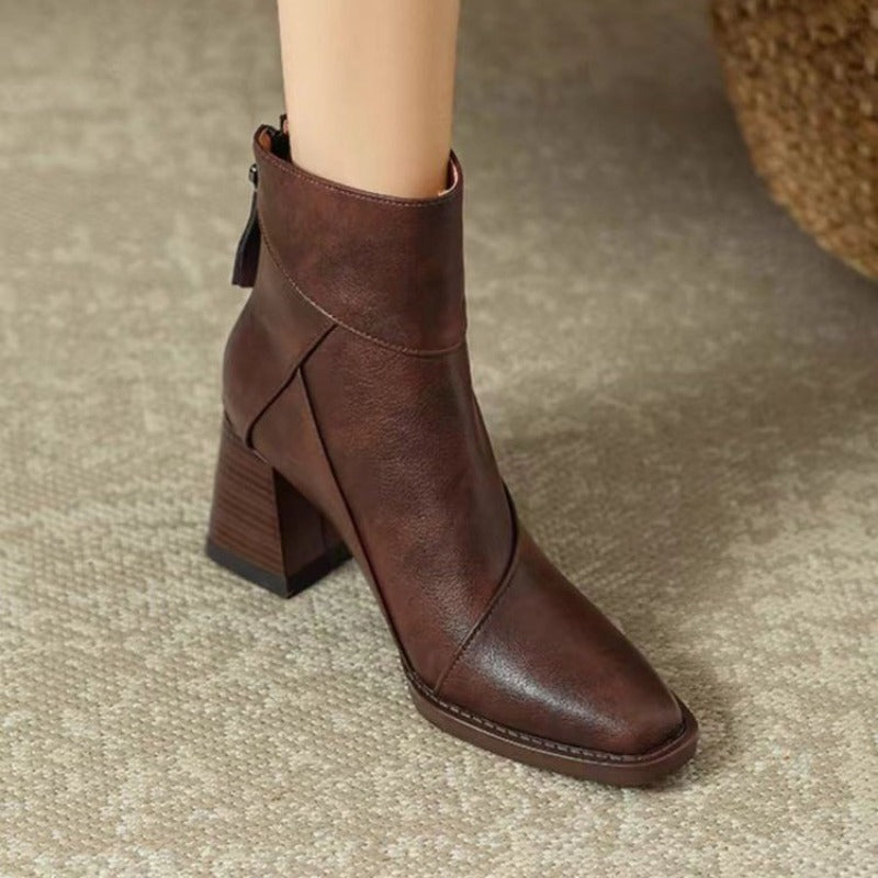 Sienna® | Bequemer Damenstiefel aus Leder