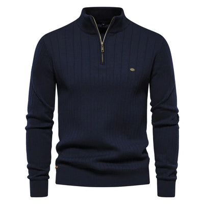 Neuer Herbst Zip Pullover für Herren Aiopeson