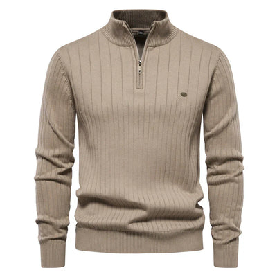 Neuer Herbst Zip Pullover für Herren Aiopeson