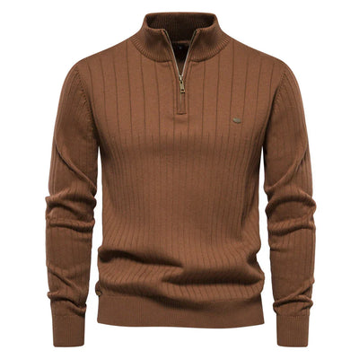Neuer Herbst Zip Pullover für Herren Aiopeson