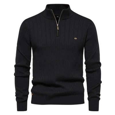 Neuer Herbst Zip Pullover für Herren Aiopeson