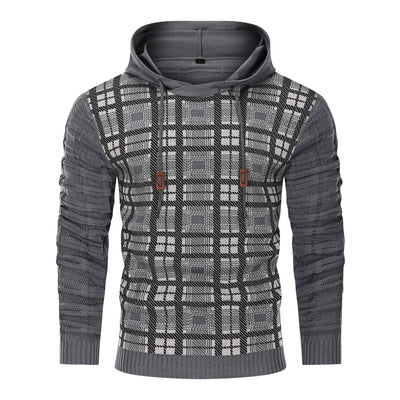 Lässiger Pullover mit Kapuze für Herren