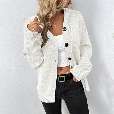 Adelina® | Strickjacke mit Kapuze