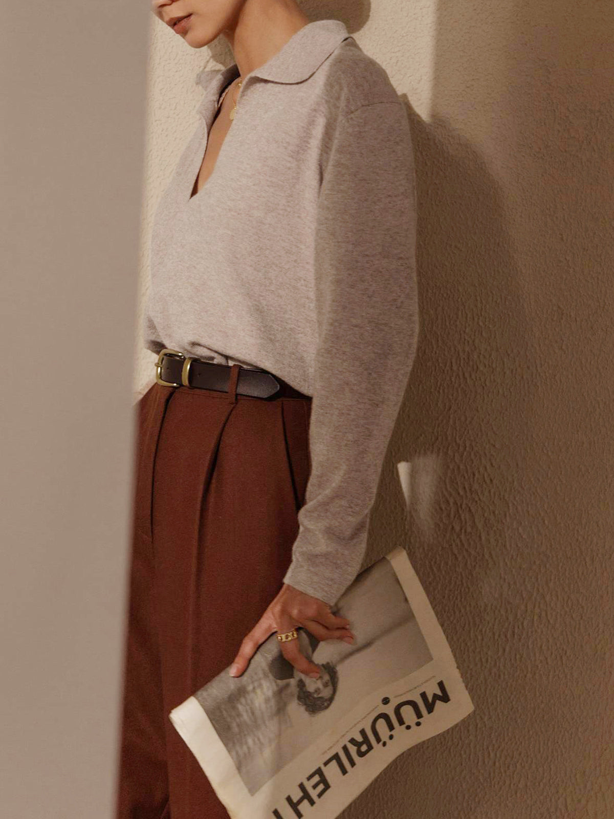 Brisa® | Lässiger Pullover mit Kragen