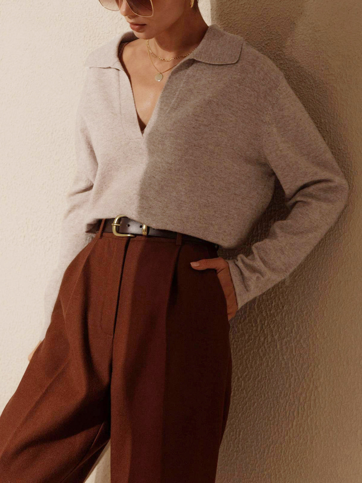 Brisa® | Lässiger Pullover mit Kragen