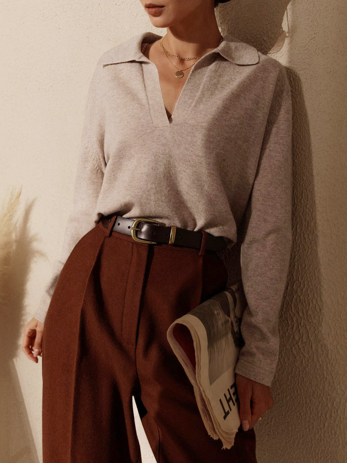 Brisa® | Lässiger Pullover mit Kragen